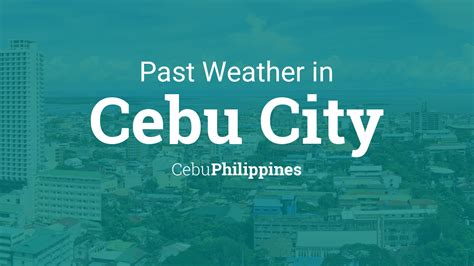 weather in cebu city tomorrow